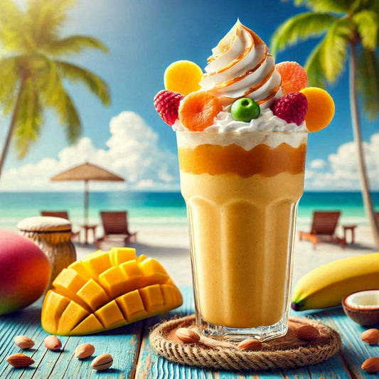 Heavenly Peanut Mango Smoothie